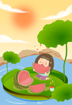 吃西瓜