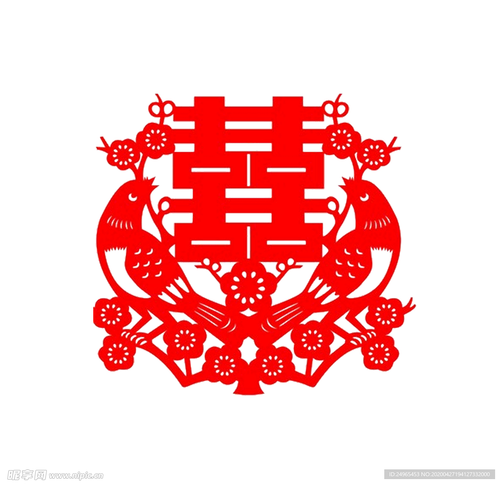 中国风剪纸