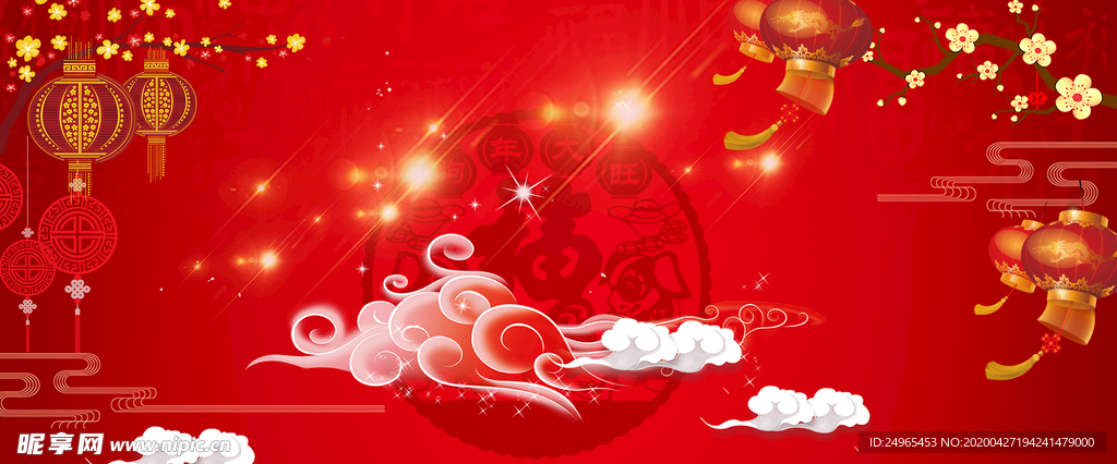 中国风古典节日背景图
