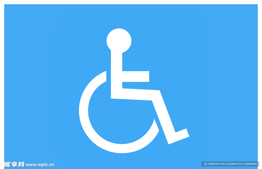 残疾人通道图标