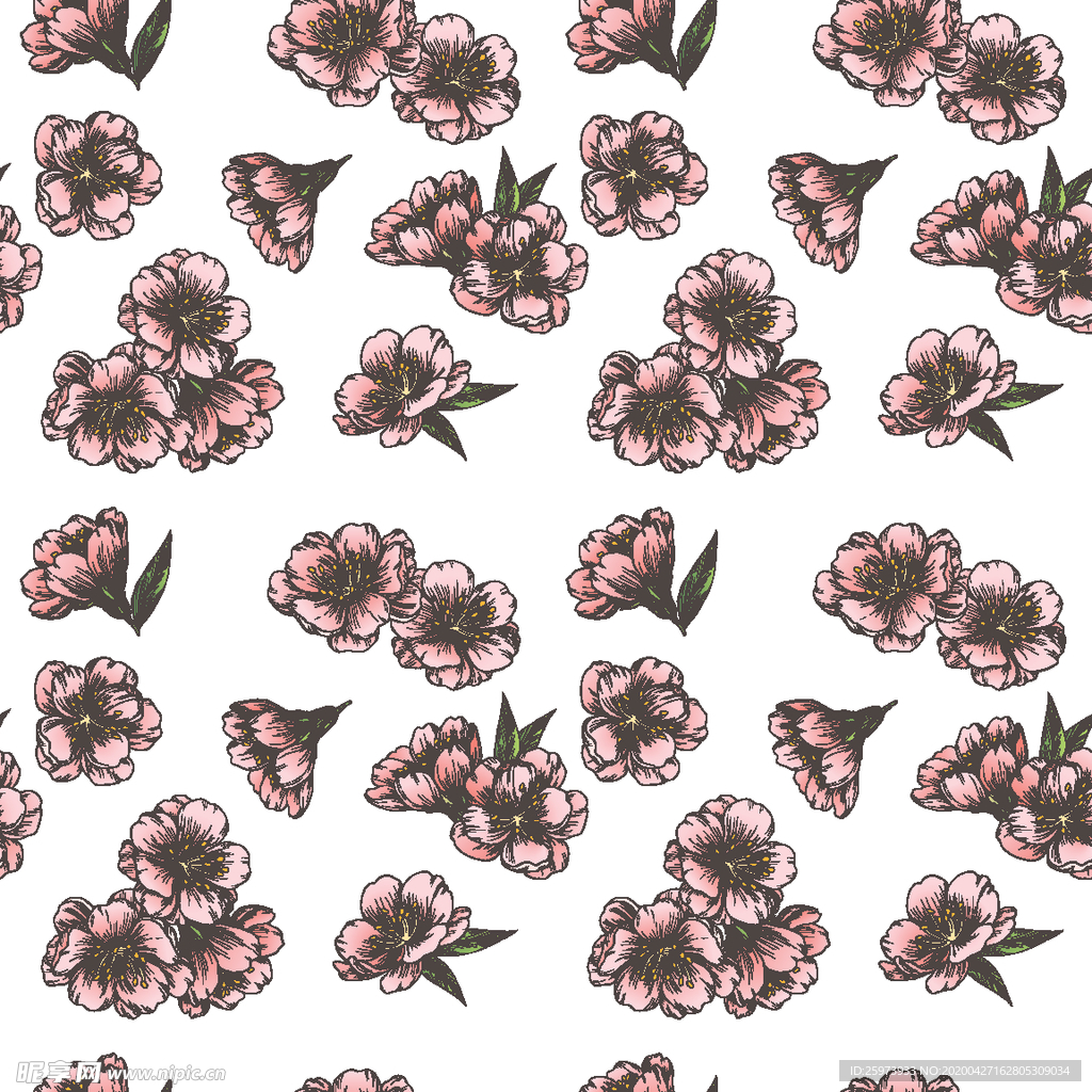 手绘花 花朵 大牌 新款 爆款