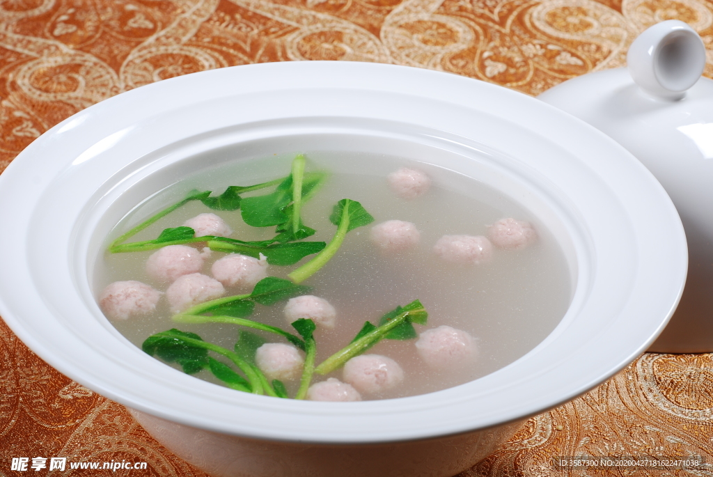 发财生汆丸子