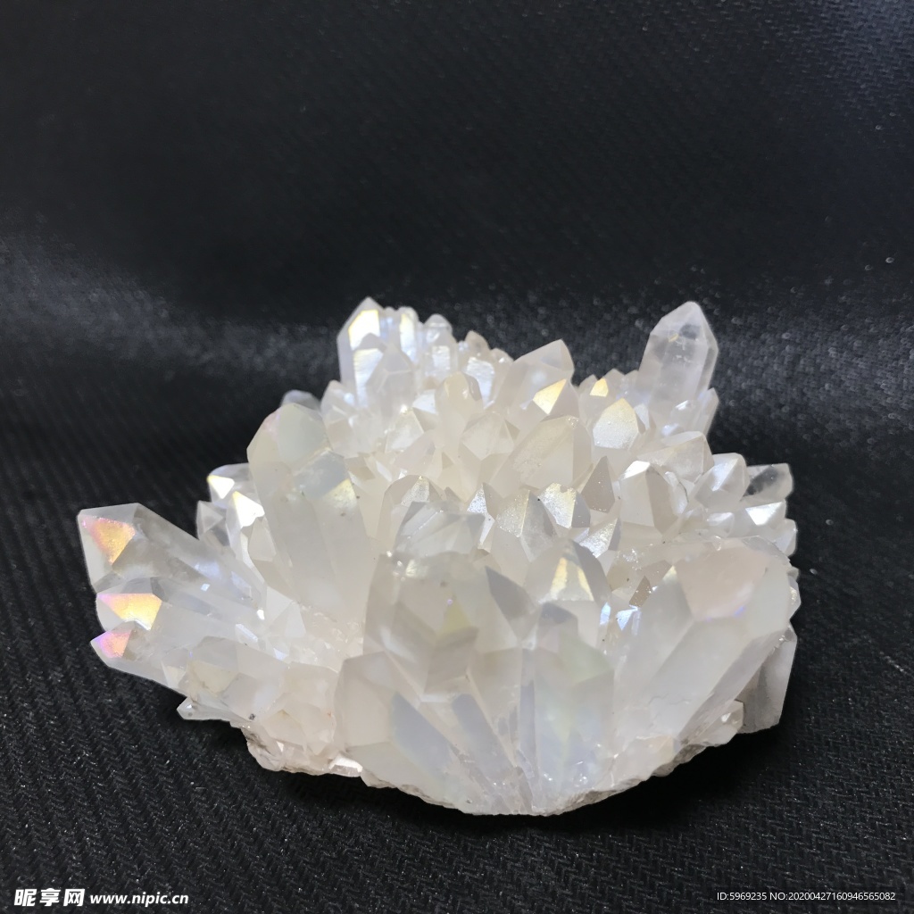 水晶 电镀石花