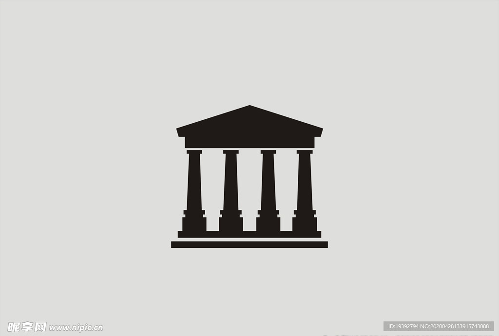 罗马建筑矢量素材