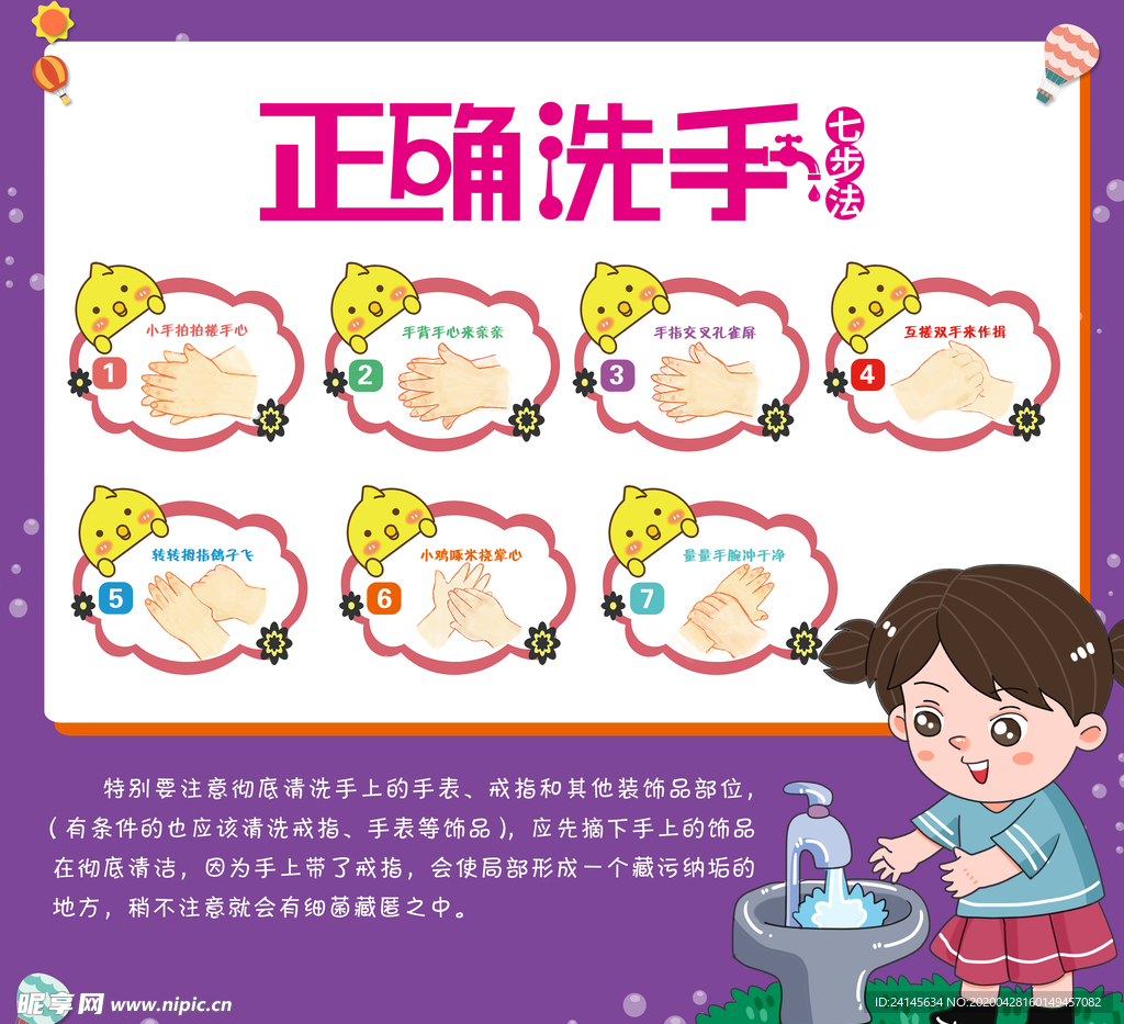 七步洗手法