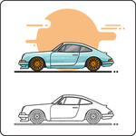 卡通汽车