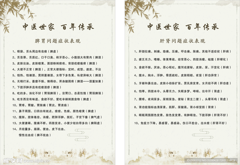 中医 中药调理海报