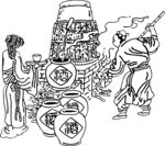 酿酒图