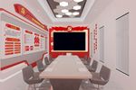 商务党建会议室效果图