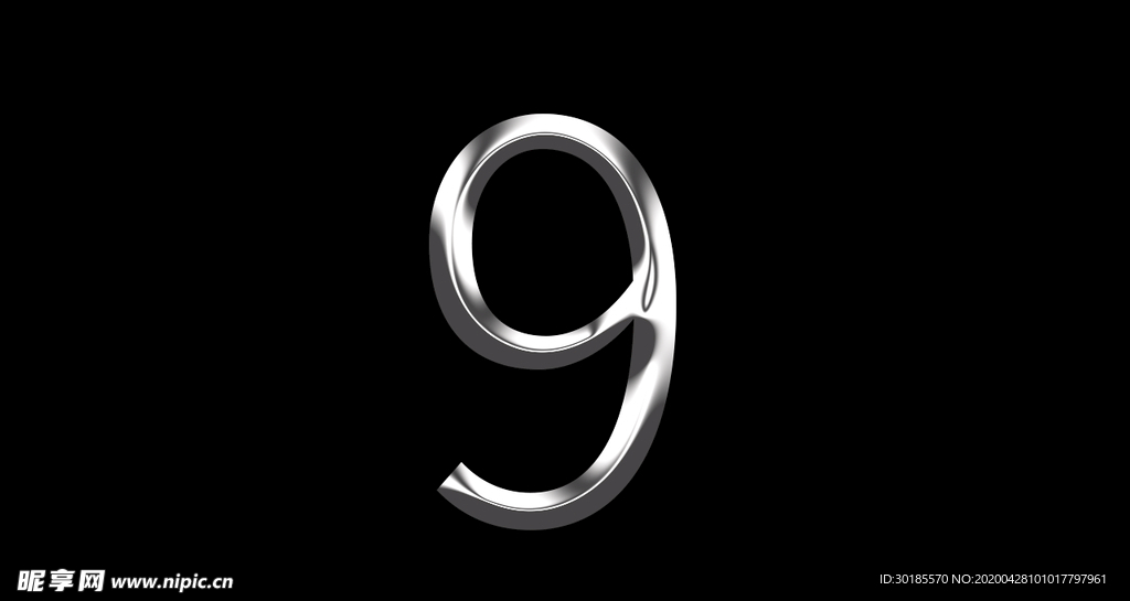 金属数字 银 银字 数字 金属