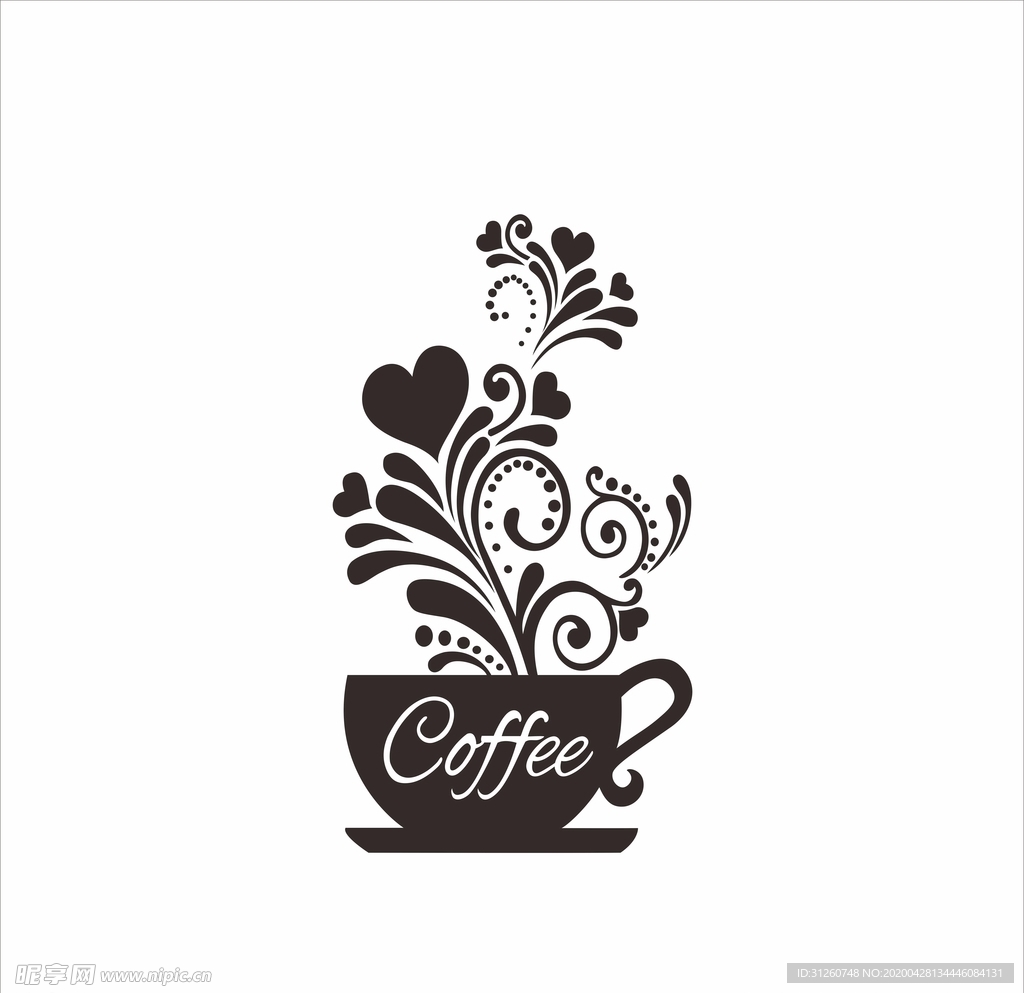 咖啡 coffee墙贴