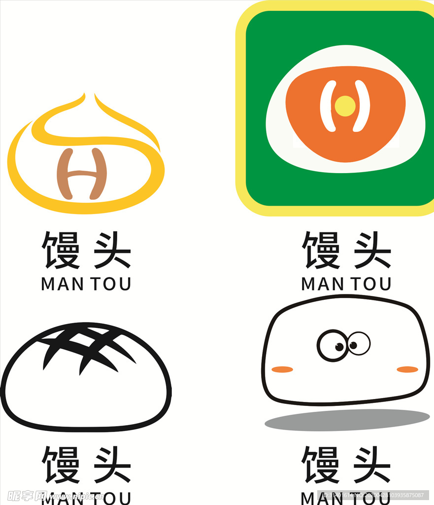 多种馒头logo