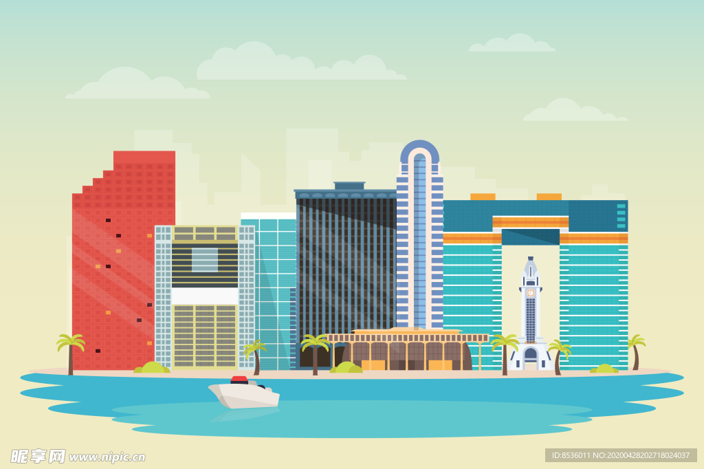 国际都市插图