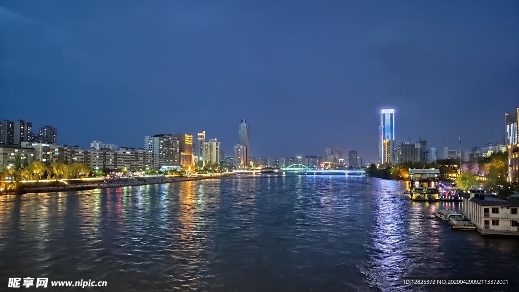 兰州黄河夜景