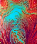 红蓝色纹理