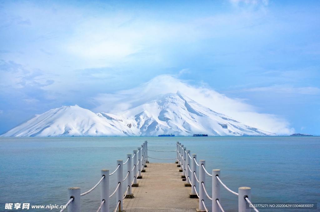 海洋雪山