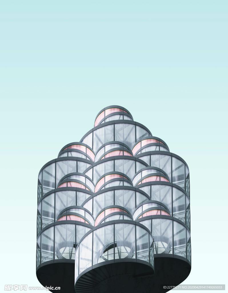 圆柱建筑