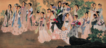 古风人物美女插画素材