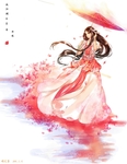 古风人物美女插画素材