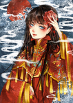 古风人物美女插画素材