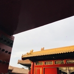 北京故宫黄昏时刻