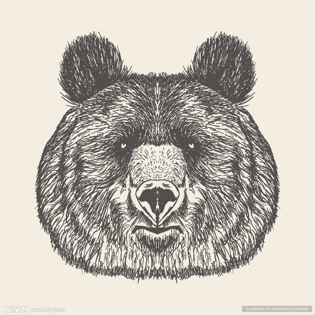 动物铅笔画