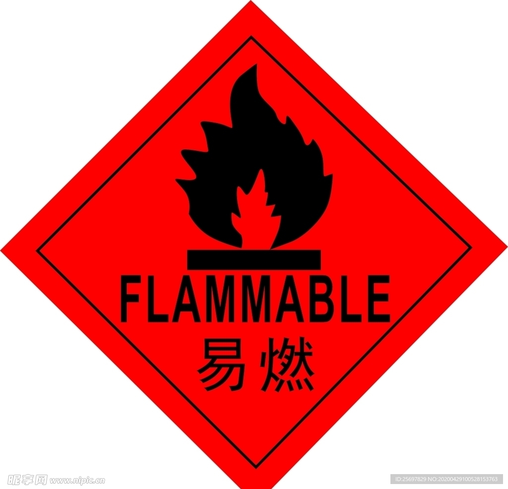 易燃标签