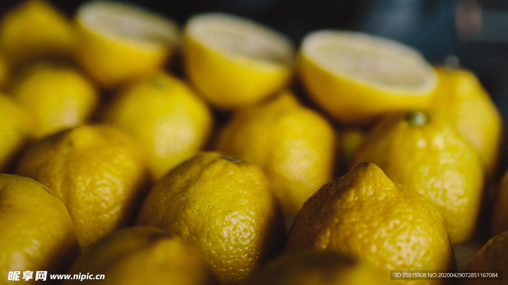 柠檬青檬黄色柠檬图片