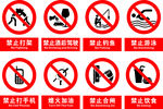 禁止安全指示牌 警示牌
