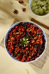 梅干菜肉沫拌粉