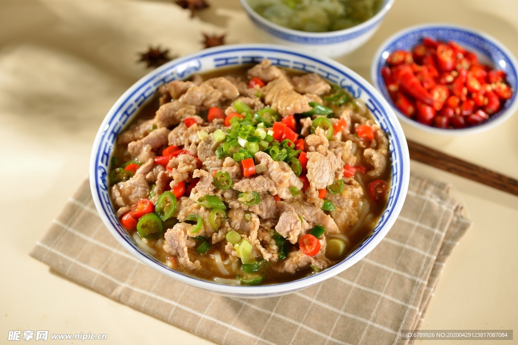 双椒瘦肉汤粉