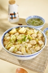 白菜蛋菇鱼丸粉