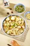 白菜蛋菇鱼丸粉