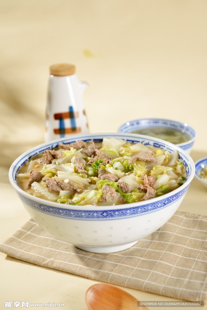 白菜瘦肉汤粉
