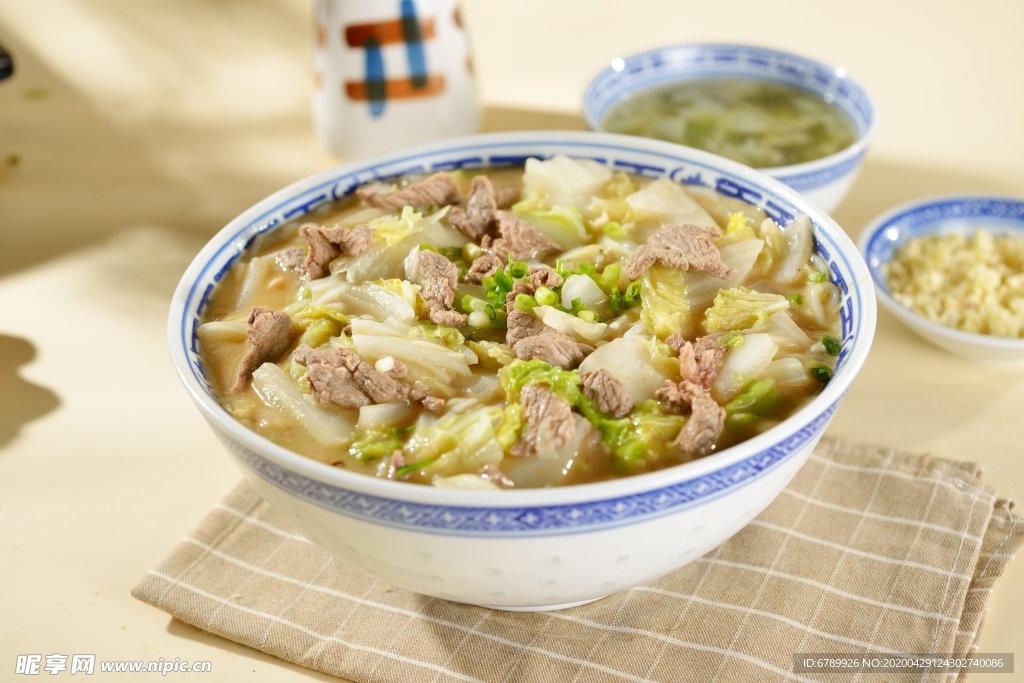 白菜瘦肉汤粉