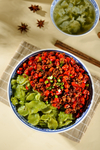 莴笋肉沫拌粉