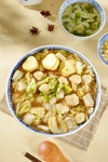 白菜蛋菇鱼丸粉