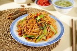 肉丝炒粉