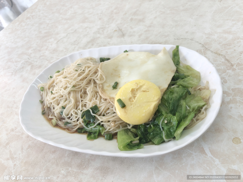 蒸鸡蛋面