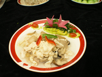 鹅蛋菌烩鸡片