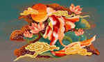 中国风锦鲤