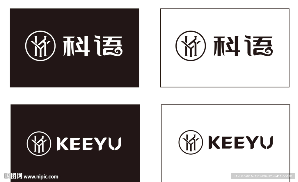 K&Y 科语  LOGO设计