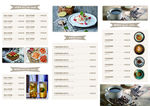 简洁西餐咖啡厅菜单宣传单三折页