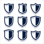 盾牌矢量素材图标icon