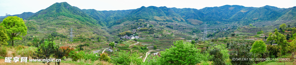 莲花梯田