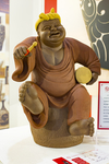 敲腰鼓泥塑