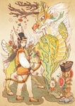 韩国风复古卡通魔幻形象设计