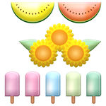 夏季元素插图