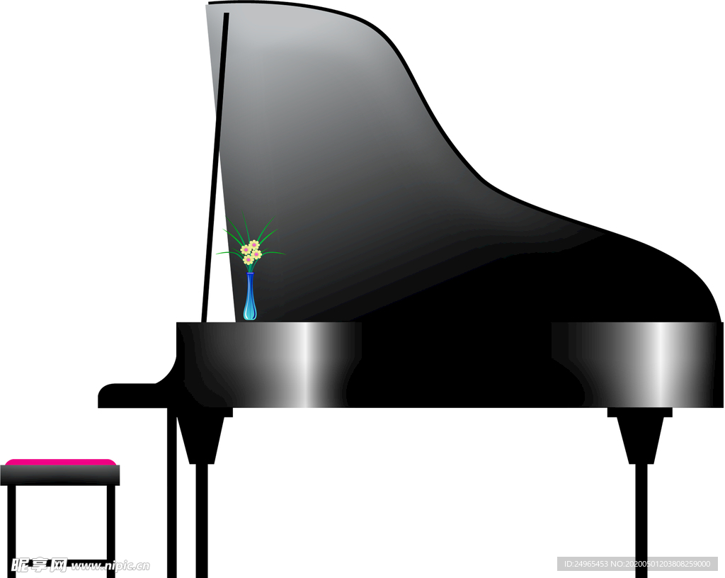 钢琴插图