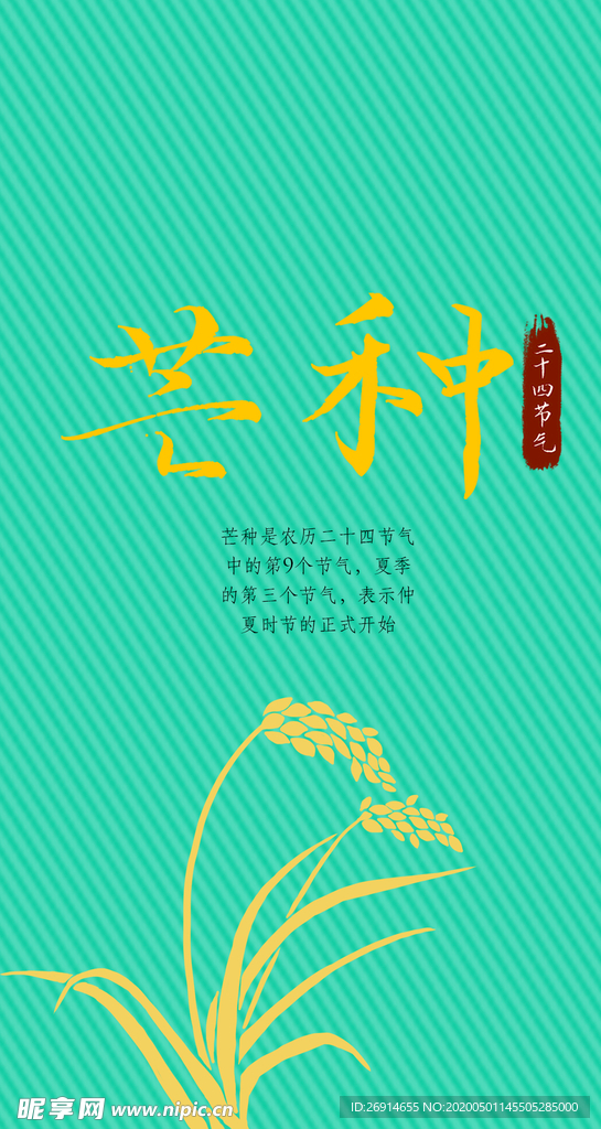 芒种海报